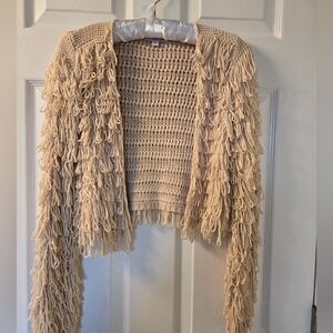 Eva Mendes Cream Cardigan